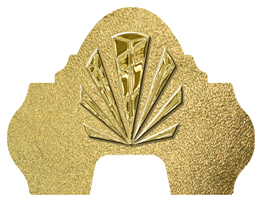 DARAY-L-602-GD-SH-GD Gold Sunburst Shimmer Gold